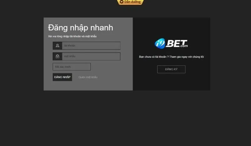 Các bước đăng nhập i9Bet nhanh chóng chia sẻ cho tân thủ
